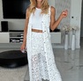 Hippy mellény ecrü – Női felső – Innova Fashion – 3. kép